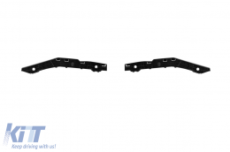 Pack de tuning avec éléments noirs et grille chromée/noire adaptée pour Mercedes GLS X167 2020-2023 pour le modèle équipé d'un pare-chocs arrière A Design line-image-6138650