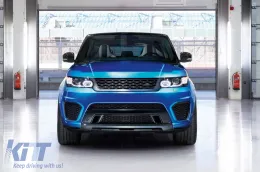 Pack de tuning design SVR adapté pour Range Rover Sport L494 après 2013 avec jupes latérales-image-6265042