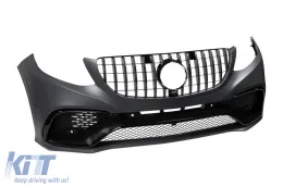 Pack de tuning type 63 adapté pour Mercedes GLE W166 2015-2018 avec grille GT-image-6137957