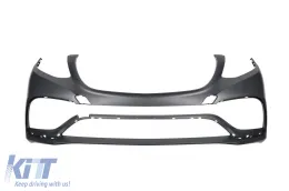 Pack de tuning type 63 adapté pour Mercedes GLE W166 2015-2018 avec grille GT-image-6137960