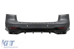 Pack de tuning type 63 adapté pour Mercedes GLE W166 2015-2018 avec grille GT-image-6137961