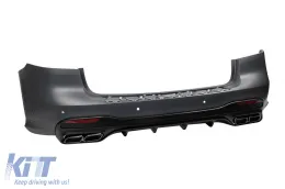 Pack de tuning type 63 adapté pour Mercedes GLE W166 2015-2018 avec grille GT-image-6137962