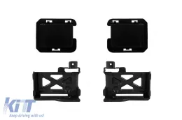 Pack de tuning type 63 adapté pour Mercedes E-Class W213 berline après 2020 avec embouts et éléments noirs-image-6142240