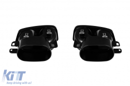 Pack de tuning type B design adapté pour Mercedes Classe S W222 2017-2020, sans jupes latérales-image-6142349