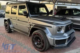 Pack design Carbon B adapté pour Mercedes G-Class W464 après 2018 pour le modèle équipé de pare-chocs BRABUS-image-6164112
