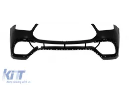Pack Design GLE63 A adapté pour Mercedes GLE Coupe C167 2020-2023 avec garniture noire, grille noire, embouts d'échappement noirs et phares à LED-image-6150824