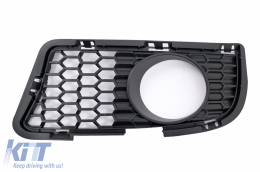 Pack Front Bumper Lower Central and Side Grille suitable for BMW 5 Series F10 F11 (2009-2014) only for M5 Bumper-image-6105748