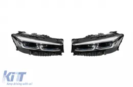 Pack G12 Facelift adapté pour BMW Série 7 G12 à empattement long 2016-2018 avec éléments chromés-image-6264747