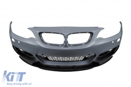 Pack M Performance Design Design Design Design adapté pour BMW Série 2 F22 Coupé, F23 Cabriolet 2013-2018 avec PDC, sans halogènes -o--o--image-6143043