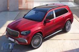 Pack Maybach adapté pour Mercedes GLS X167 2020-2023 avec marches-image-6149001
