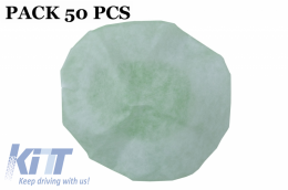 Pack of 50 pcs Bonnets Head Cover Unisex Cap Hair Care 100% Polypropylene Single Use - BONETTNTTGH