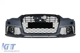 Pack RS6 adapté pour Audi A6 C7 berline, break 2015-2018 pour le modèle avec pare-chocs arrière standard-image-6163152