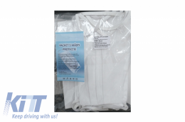 Package of 5 Reusable Mask with Folds 100% Cotton 2 Layers Unisex Washable 10 Filters PPS 330 Microns-image-6061952
