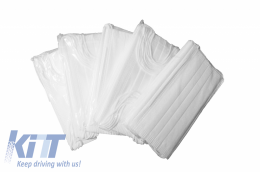 Package of 50 Disposable Protective Mask with Folds 3 Layers Unisex with Bending Strip-image-6063938