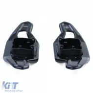Paddle del cambio in carbonio reale per sostituzione ad Audi A6 S6 RS6 C8 F2 A7 S7 RS7 C7 4G-image-6201444