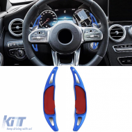 Paddle Shifter Extension Aluminum Blue for Mercedes AMG GLB35 X247 GLC43 63 X253 - ODETM6012791