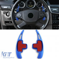 Paddle Shifter Extension Aluminum Blue for Mercedes W176 W246 W212 C207 A207 S212