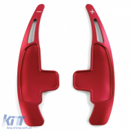 Paddle Shifter Extension Aluminum Red for Mercedes AMG S63 W221 CLA45 C117 CLS63-image-6257268