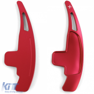 Paddle shifter extension aluminum red for Mercedes AMG SL63 65 R230 SLK55 R171 SLS-image-6257522
