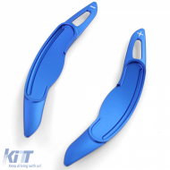 Paddle Shifter Verlängerung aus Aluminium blau geeignet für Mini Cooper F55 F56 Cabrio F57-image-6193675