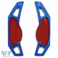 Paddle Shifter Verlängerung aus Aluminium Blau, geeignet für Smart ForTwo 451 Coupe Cabrio 09-19-image-6201572