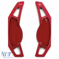 Paddle Shifter Verlängerung aus Aluminium Rot, geeignet für Smart ForFour 453 14-18-image-6203495