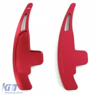 Paddle Shifter Verlängerung aus Aluminium rot, geeignet für Mercedes A Design SL63 65 R230 SLK55 R171 SLS-image-6257521