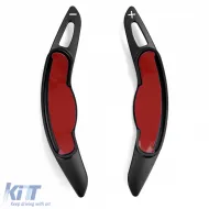 Paddle Shifter Verlängerung aus schwarzem Aluminium geeignet für Mini Cooper F55 F56 Cabrio F57-image-6200519