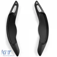 Paddle Shifter Verlängerung aus schwarzem Aluminium geeignet für Mini Cooper F55 F56 Cabrio F57-image-6200520