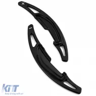 Paddle Shifter Verlängerung aus schwarzem Aluminium, geeignet für BMW M5 F90 M6 F06 F12 F13-image-6277492