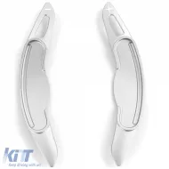 Paddle Shifter Verlängerung aus silbernem Aluminium, geeignet für Mini Cooper F55 F56 Cabrio F57-image-6206600