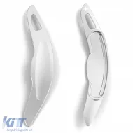 Paddle Shifter Verlängerung aus silbernem Aluminium, geeignet für Mini Cooper F55 F56 Cabrio F57-image-6206603