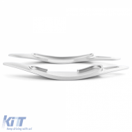 Paddle Shifter Verlängerung aus silbernem Aluminium, geeignet für Mini Cooper F55 F56 Cabrio F57-image-6206604