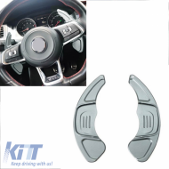 Paddles Shift Aluminium suitable for VW Golf VII (7) 13-17 / VW Tiguan 17+ Silver 2 Pieces