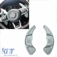 Paddles Shift Aluminium suitable for VW Golf VII (7) 13-17 / VW Tiguan 17+ Silver 2 Pieces-image-6310146