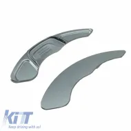 Paddles Shift Aluminium suitable for VW Golf VII (7) 13-17 / VW Tiguan 17+ Silver 2 Pieces-image-6310147
