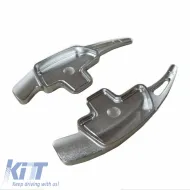 Paddles Shift Aluminium suitable for Mercedes-Benz C-Class W205 / GLC / GLE / S-Class / CLA / GLA Silver 2 Pieces-image-6309130