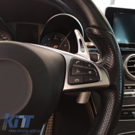 Paddles Shift Aluminium suitable for Mercedes-Benz C-Class W205 / GLC / GLE / S-Class / CLA / GLA Silver 2 Pieces