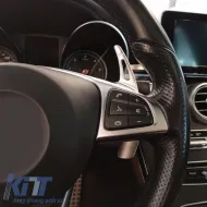 Paddles Shift Aluminium suitable for Mercedes-Benz C-Class W205 / GLC / GLE / S-Class / CLA / GLA Silver 2 Pieces-image-6309132