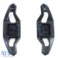 Palancas de cambio de carbono real para reemplazo para Audi A6 S6 RS6 C8 F2 A7 S7 RS7 C7 4G-image-6201439