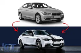 Paquete de diseño M Performance Design Design Design adecuado para BMW Serie 3 F30 sedán 2011-2019-image-6142516