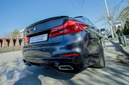 Paquete de diseño M Performance Design Design Design adecuado para BMW Serie 5 G30 con gran difusor 2017-2020-image-6142693