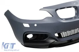 Paquete de diseño M Performance Design Design Design adecuado para BMW Serie 2 F22 Coupé, F23 Cabriolet 2013-2018 con PDC, sin halógenos -o--o--image-6143044