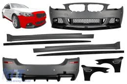 image-25-Paquete de diseño M Performance Design Design Design con guardabarros tipo M5 con intermitentes adecuado para BMW Serie 5 F10 2010-2013
