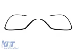 Paquete de tuning con elementos negros y parrilla cromada/negra adecuada para Mercedes GLS X167 2020-2023 para el modelo equipado con parachoques trasero A Design line-image-6138645