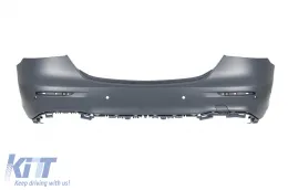 Paquete de tuning tipo 63 adecuado para Mercedes E-Class W213 sedán después de 2020 con puntas y elementos negros-image-6142222