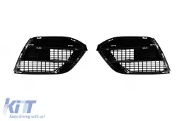 Paquete de tuning tipo 63 adecuado para Mercedes E-Class W213 sedán después de 2020 con puntas y elementos negros-image-6142234