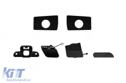 Paquete de tuning tipo 63 adecuado para Mercedes E-Class W213 sedán después de 2020 con puntas y elementos negros-image-6142241