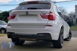 Paquete M adecuado para BMW X3 F25 2014-2017 con apertura única para salida de escape doble --oo------image-6139096