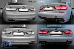 Paquete M Sport adecuado para BMW Serie 7 G12 de distancia entre ejes larga 2015-2018-image-6265315